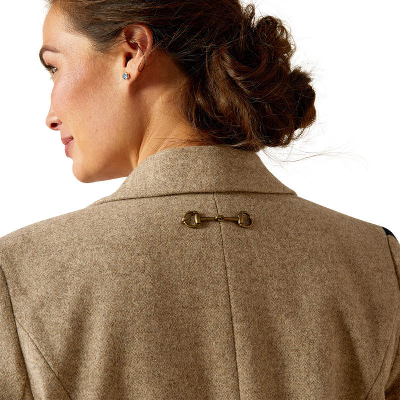 Ariat Women's Dornie Blazer - Camel Herringbone-3
