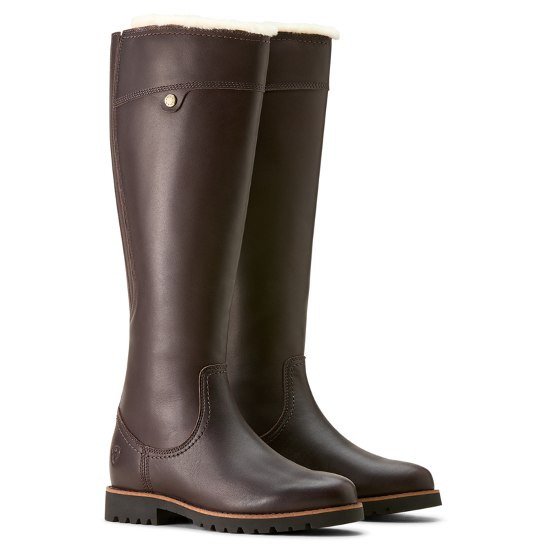Ariat Women's Arlington Sherpa Waterproof Boots Reg Calf - Espresso-4