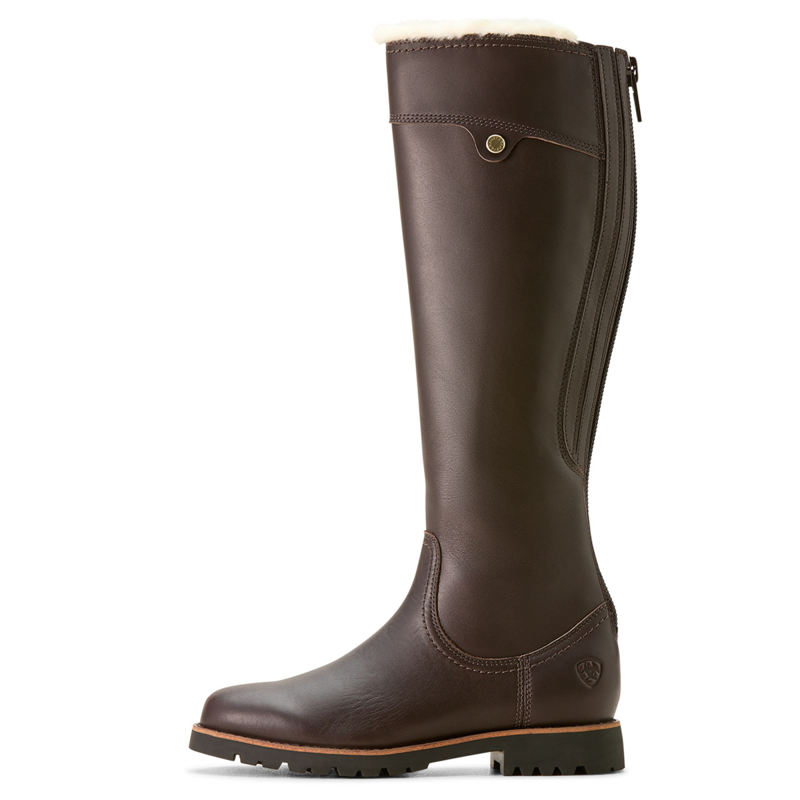 Ariat Women's Arlington Sherpa Waterproof Boots Reg Calf - Espresso-1