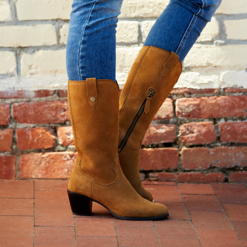 Ariat Women's Addison Boots - Carmel Suede-7