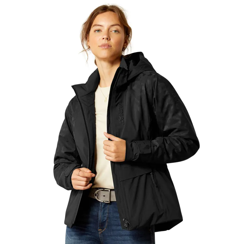 Ariat Women's Valor 2.0 Waterproof Jacket - Black/Camo