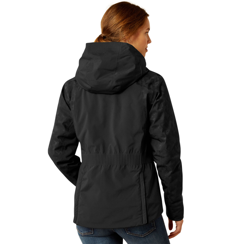 Ariat Women's Valor 2.0 Waterproof Jacket - Black/Camo-1