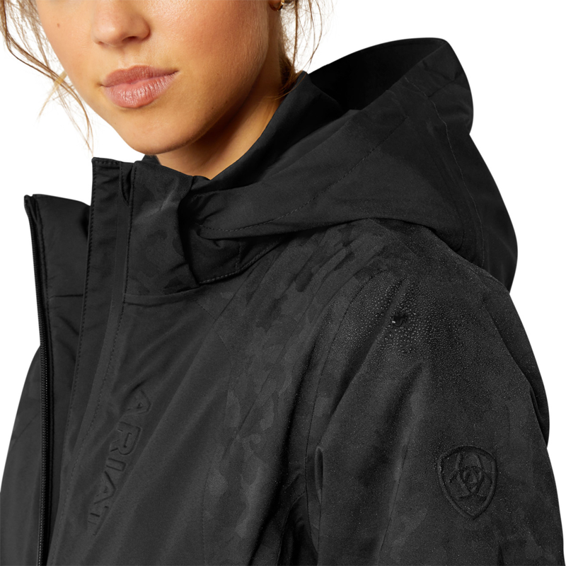 Ariat Women's Valor 2.0 Waterproof Jacket - Black/Camo-4