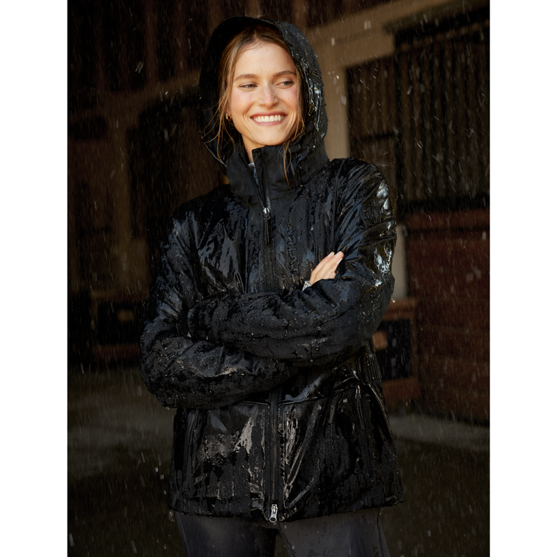 Ariat Women's Valor 2.0 Waterproof Jacket - Black/Camo-8