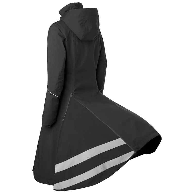 Stierna Nova Rain Coat - Ebony-1