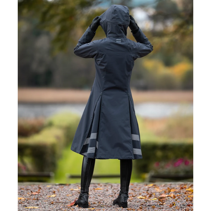 Stierna Nova Rain Coat - Ebony-5