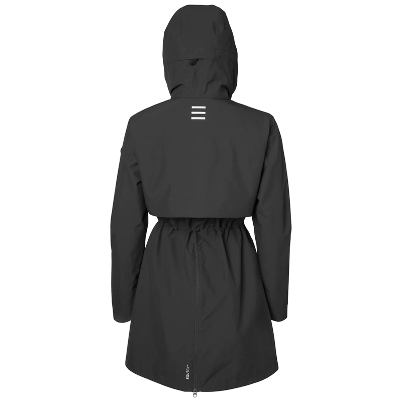 Stierna Cloud Rain Parka - Ebony-1