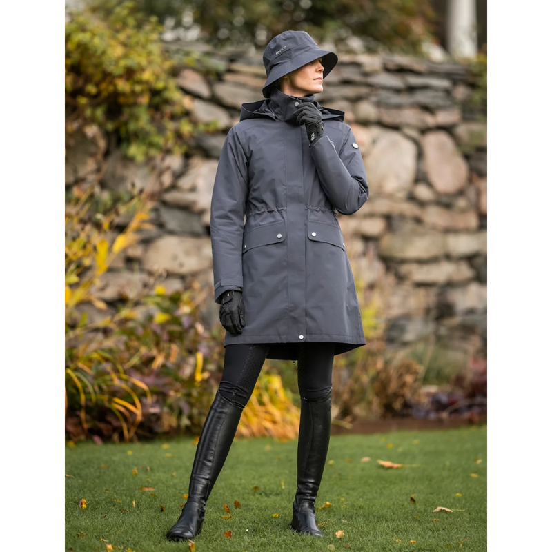 Stierna Cloud Rain Parka - Ebony-4