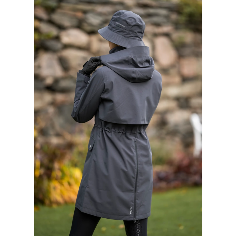 Stierna Cloud Rain Parka - Ebony-5