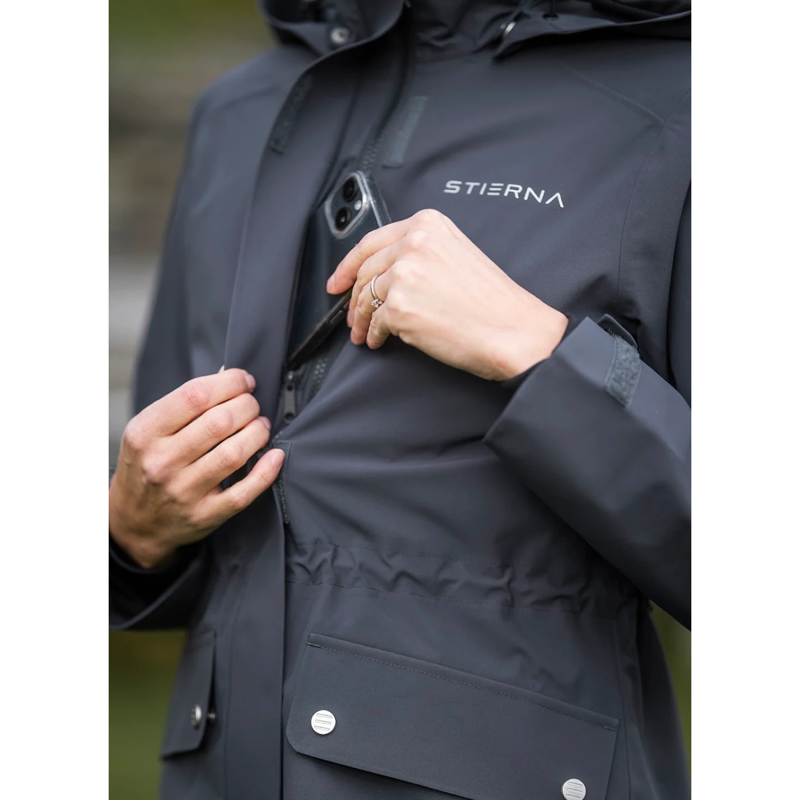 Stierna Cloud Rain Parka - Ebony-3