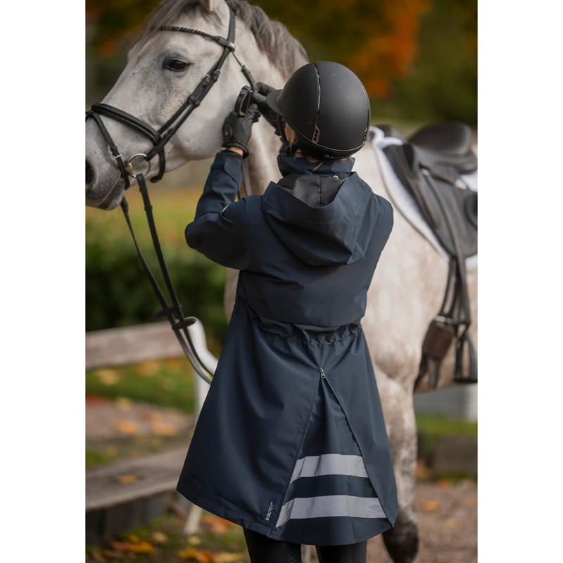 Stierna Cloud Rain Parka - Midnight Navy-4