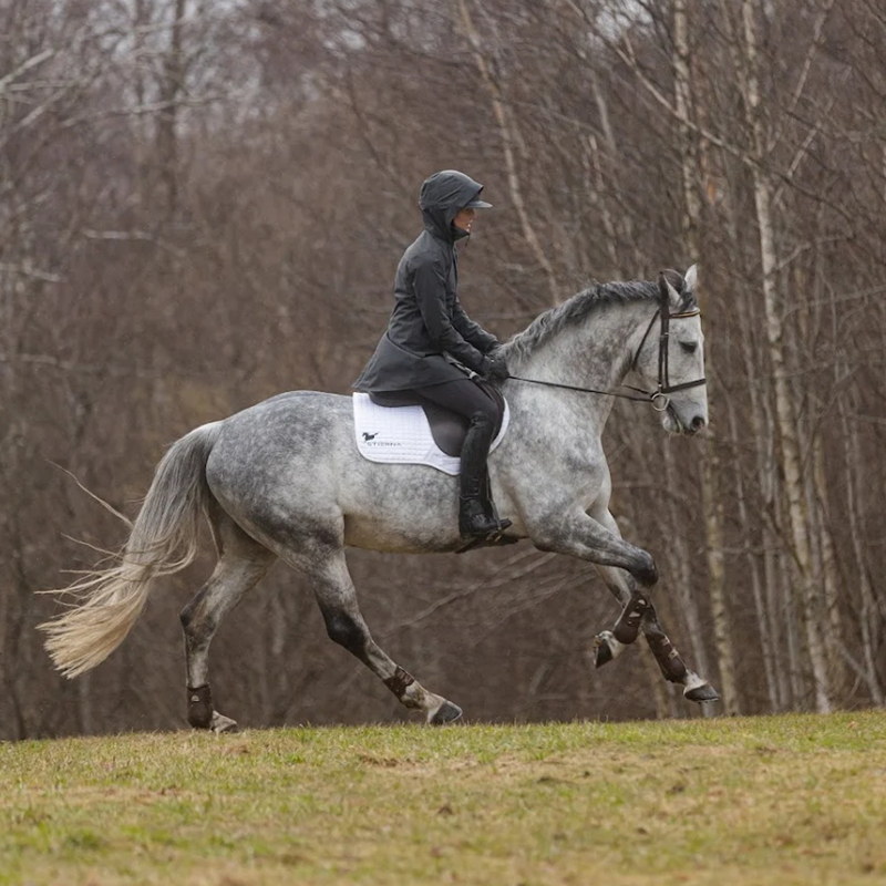 Stierna Storm Rain Coat - Ebony-4