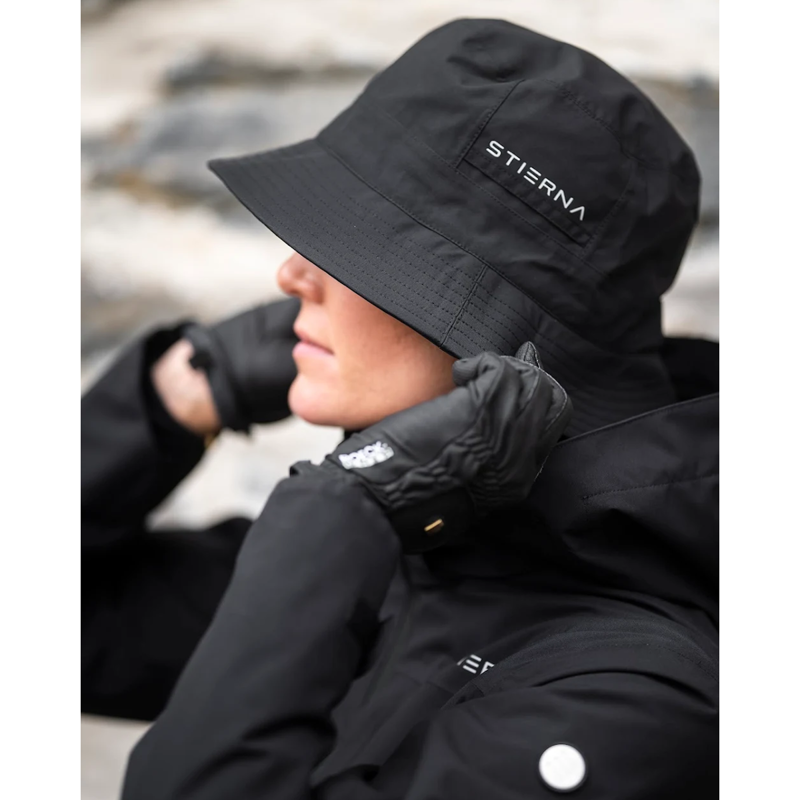 Stierna Storm Rain Hat - Black-1