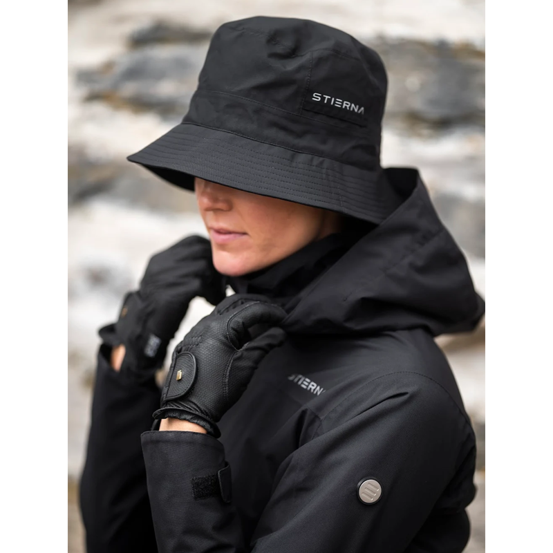 Stierna Storm Rain Hat - Black-2