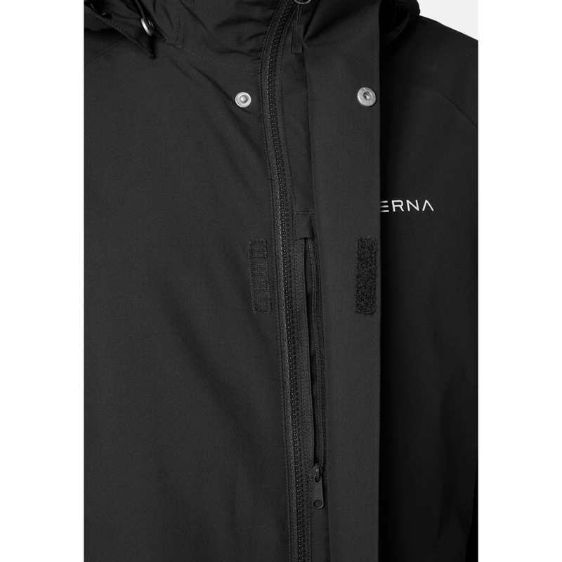 Stierna Men's Sky Rain Coat - Black-3