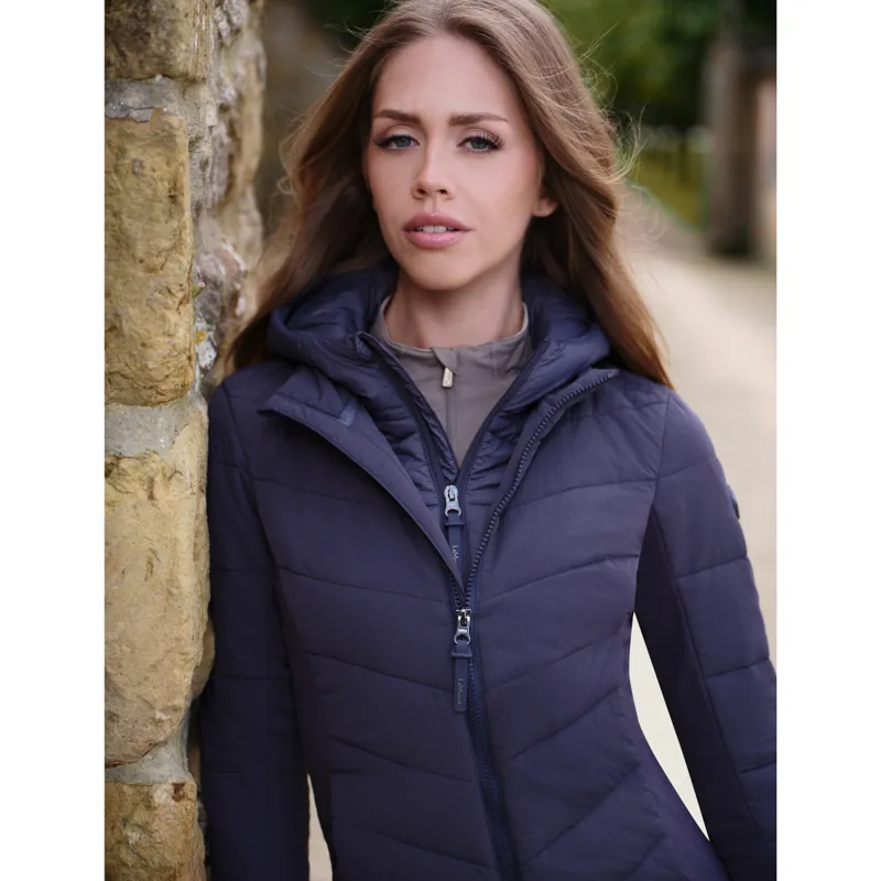 LeMieux Ladies Brioney Hybrid Jacket - Dusk Blue-6