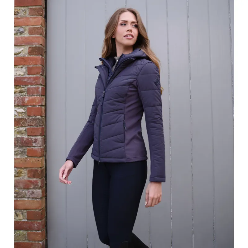 LeMieux Ladies Brioney Hybrid Jacket - Dusk Blue-8