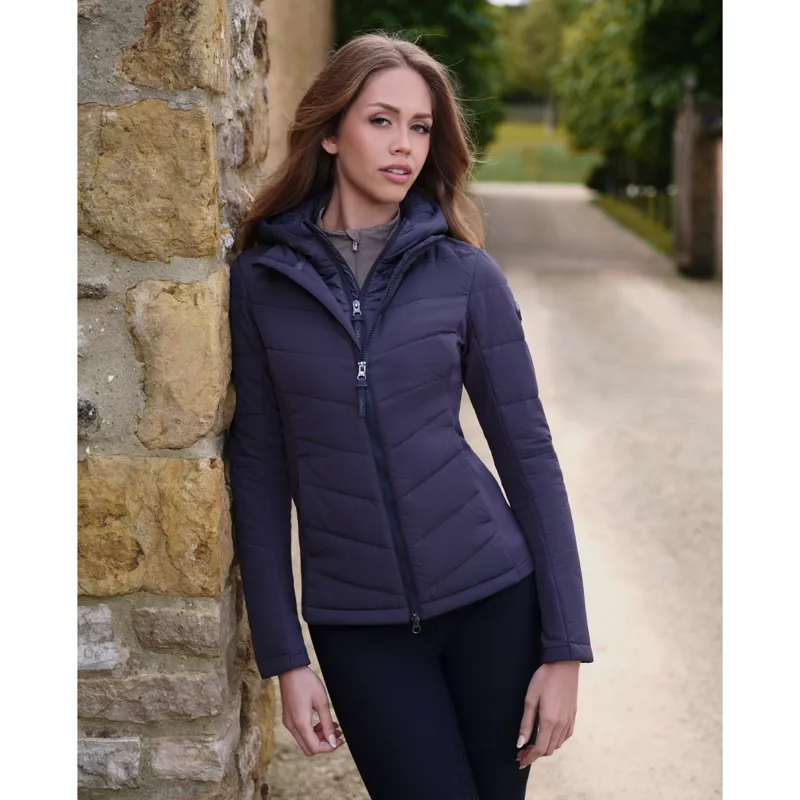 LeMieux Ladies Brioney Hybrid Jacket - Dusk Blue-7
