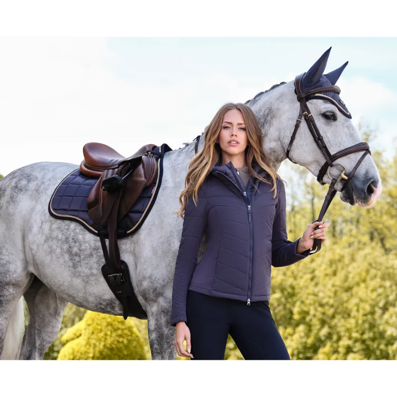 LeMieux Ladies Brioney Hybrid Jacket - Dusk Blue-10