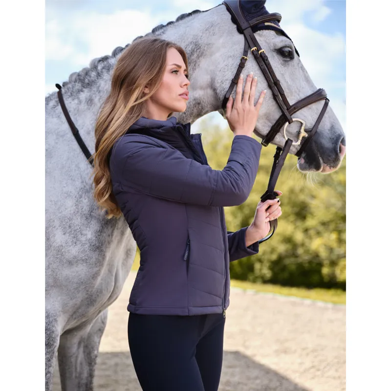 LeMieux Ladies Brioney Hybrid Jacket - Dusk Blue-11