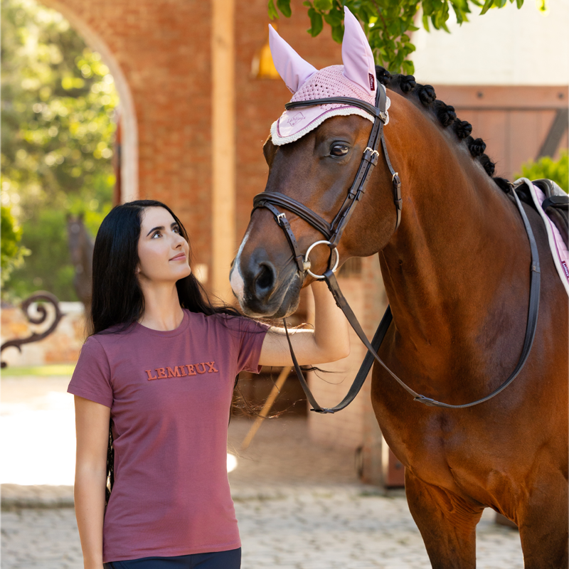 LeMieux Classic Fly Hood - Blossom-9