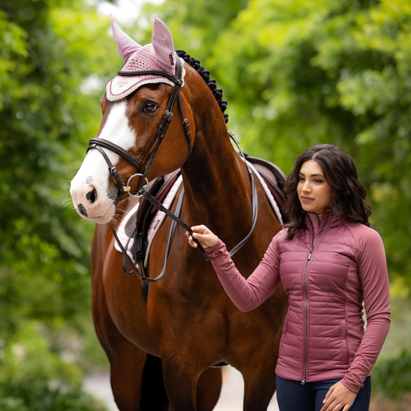 LeMieux Classic Fly Hood - Blossom-8