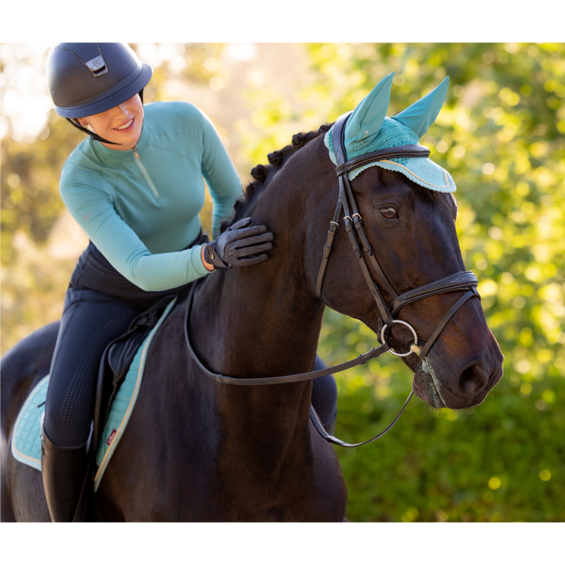 LeMieux Classic Fly Hood - Lagoon-4