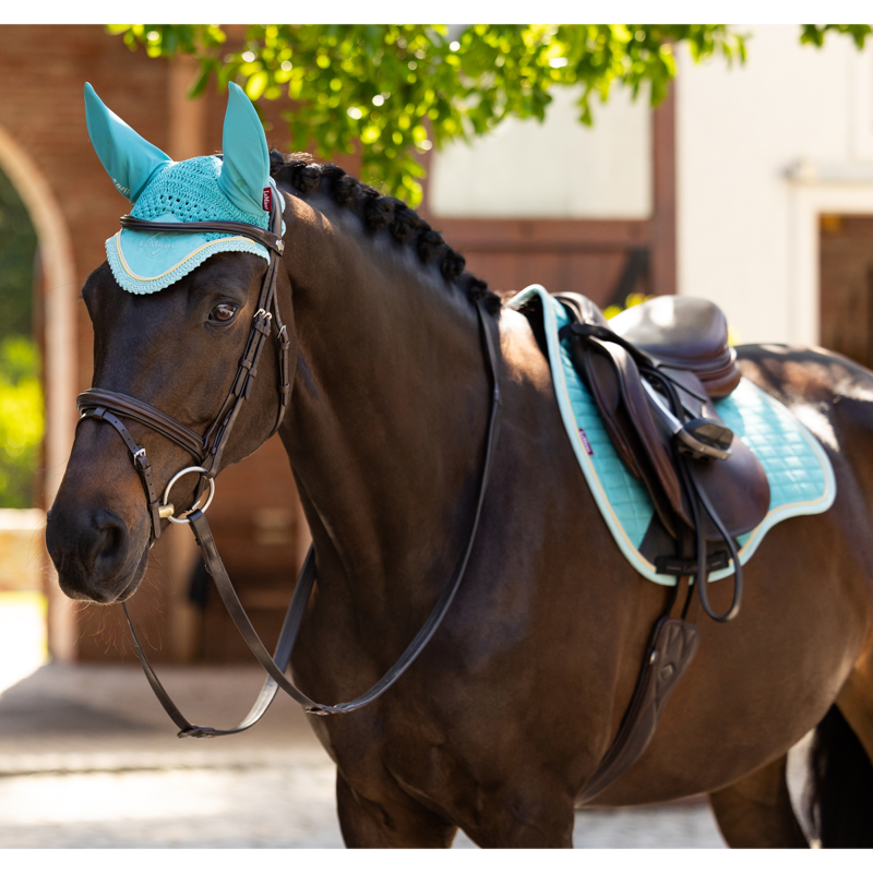 LeMieux Classic Fly Hood - Lagoon-2