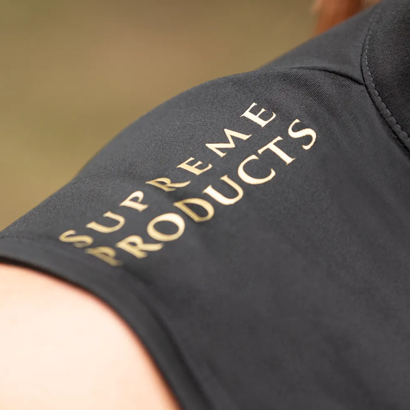 Supreme Products Show Rider Sleeveless Top - Black/Gold-4