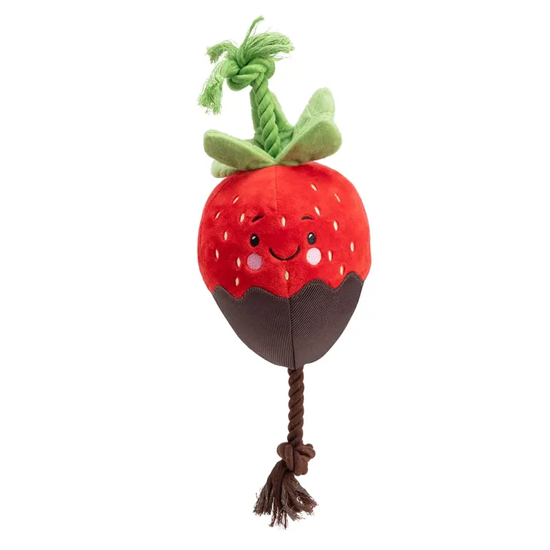 House of Paws Plush Toy - Chocolate Dipped Strawberry