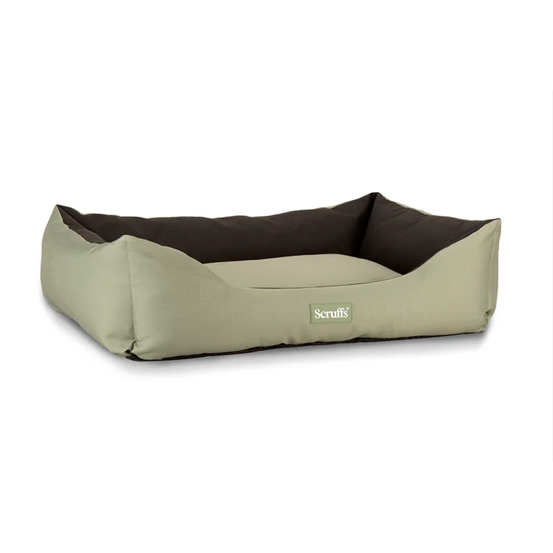 Scruffs Expedition Box Bed - Khaki Green