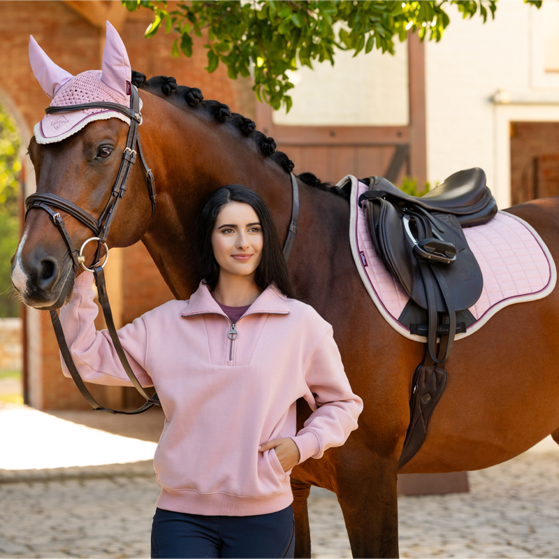 LeMieux Suede GP Square - Blossom-3