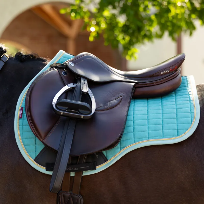 LeMieux Suede GP Square - Lagoon-1