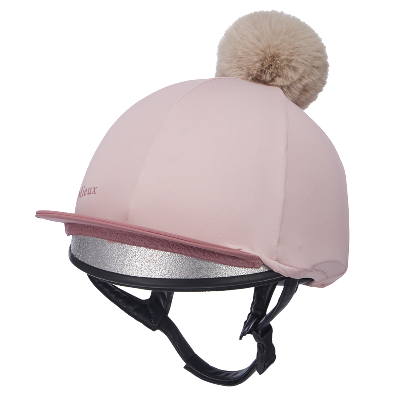 LeMieux Pom Hat Silk - Blossom/Peony-1