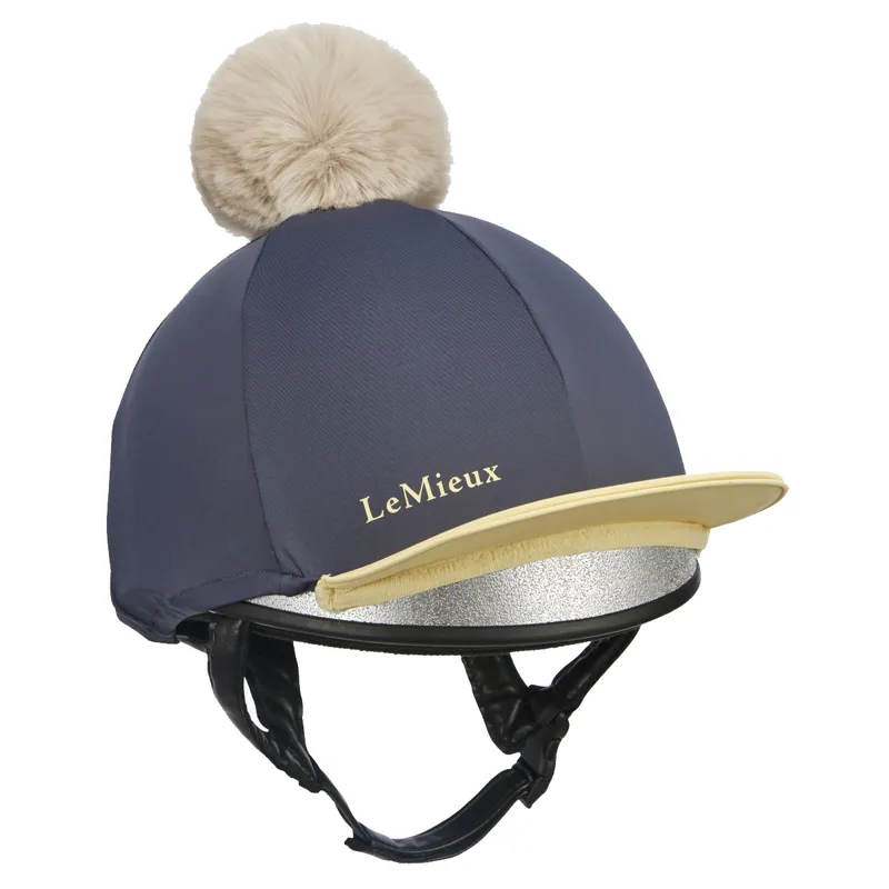 LeMieux Pom Hat Silk - Dusk/Mimosa