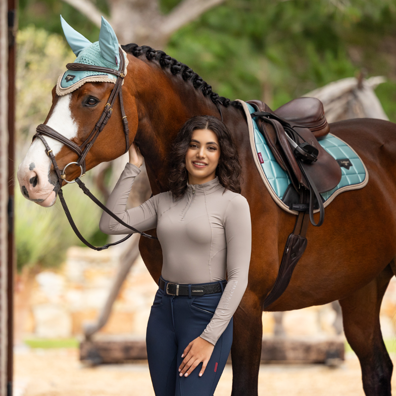 LeMieux Loire Classic GP Square - Aqua-4