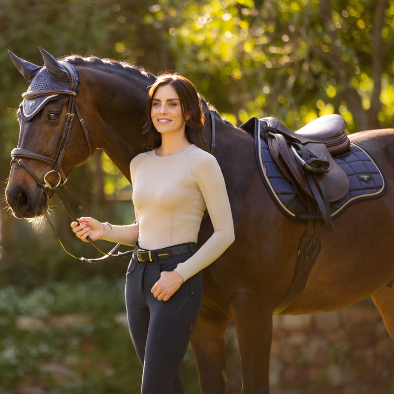 LeMieux Loire Classic GP Square - Dusk Blue-4