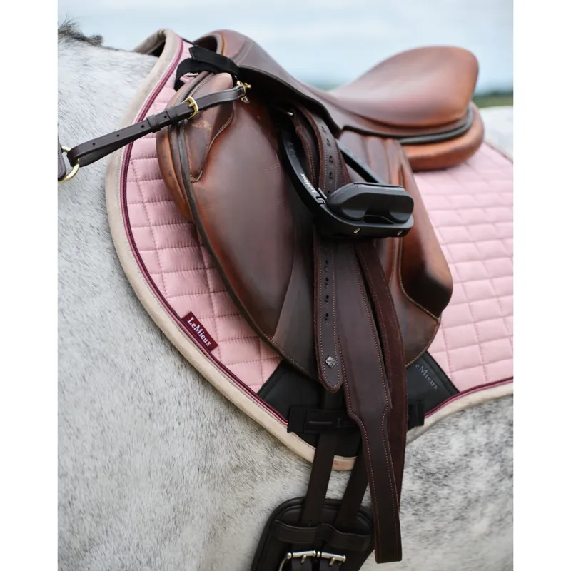 LeMieux Suede Close Contact Square - Blossom-2