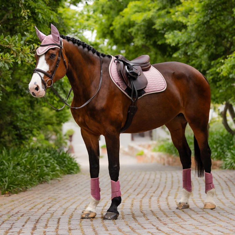 LeMieux Suede Close Contact Square - Blossom-4