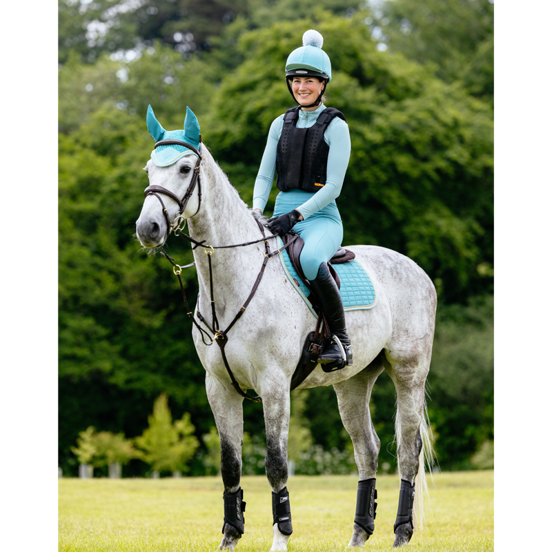 LeMieux Suede Close Contact Square - Lagoon-9