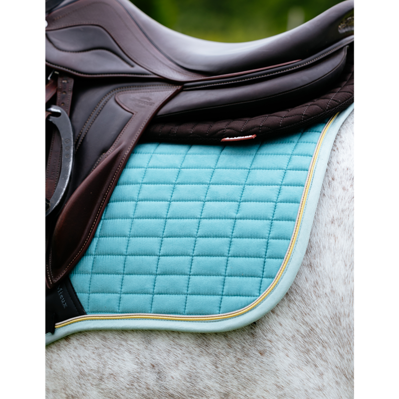 LeMieux Suede Close Contact Square - Lagoon-3