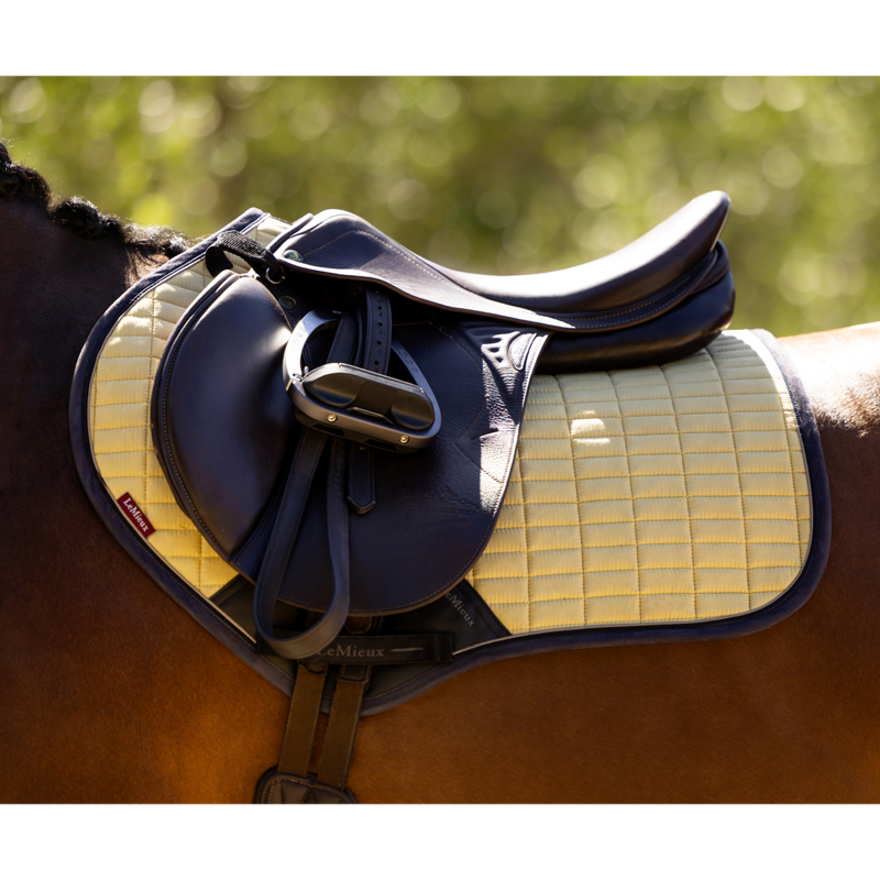 LeMieux Suede Close Contact Square - Mimosa-1