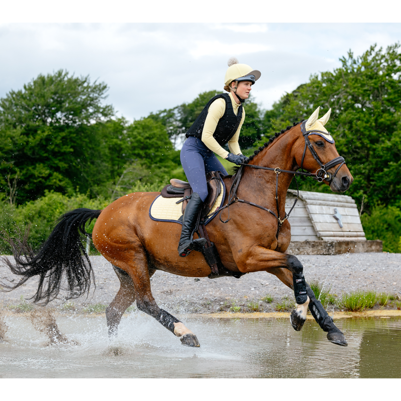 LeMieux Suede Close Contact Square - Mimosa-7