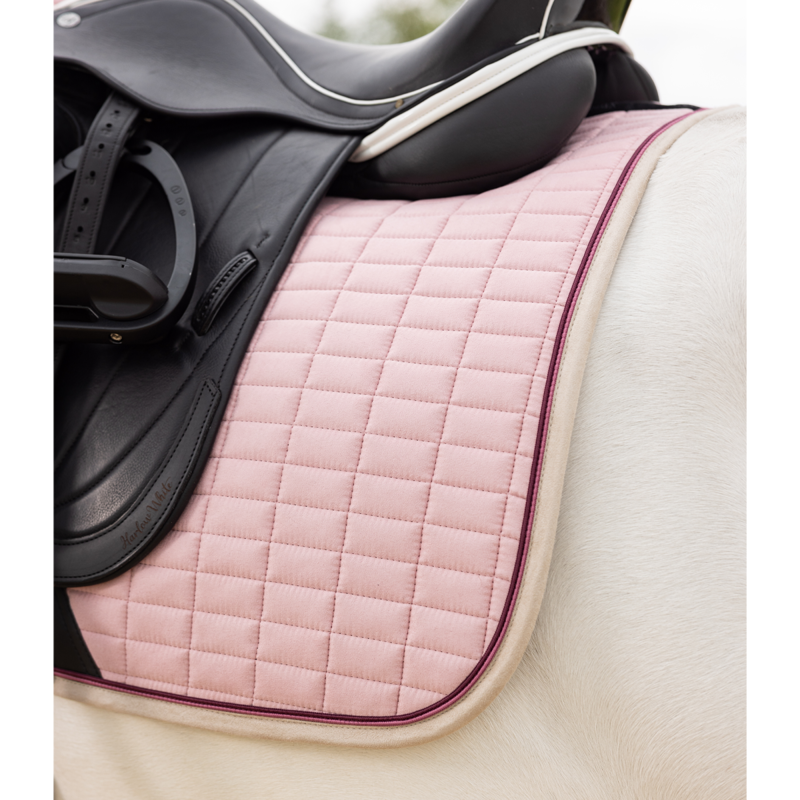 LeMieux Suede Dressage Square - Blossom-2