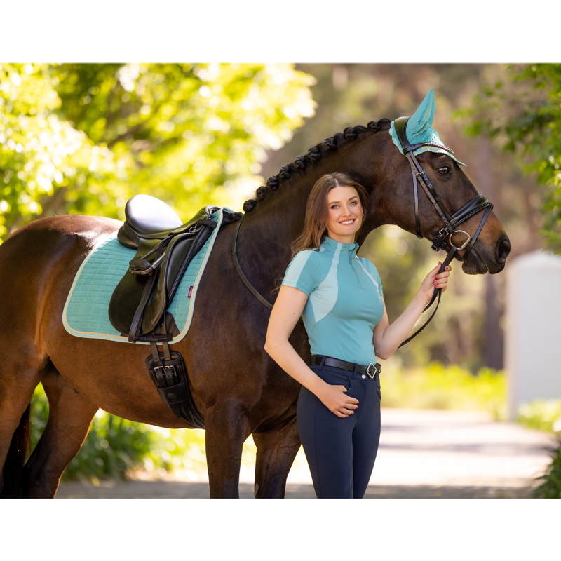 LeMieux Suede Dressage Square - Lagoon-7