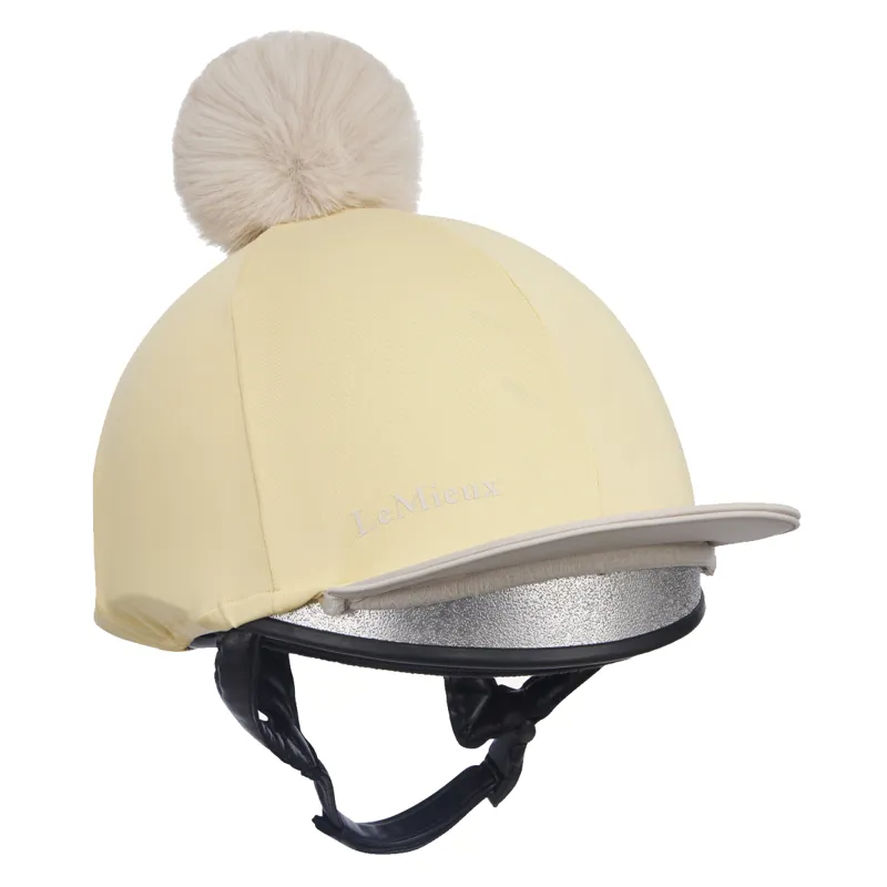 LeMieux Pom Hat Silk - Mimosa/Stone