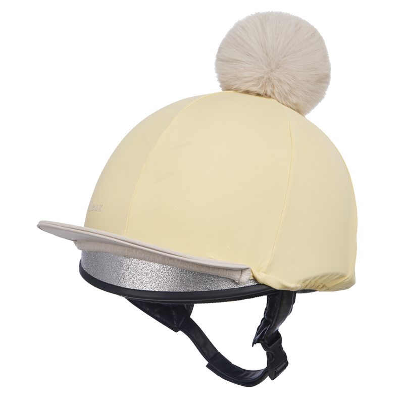 LeMieux Pom Hat Silk - Mimosa/Stone-2