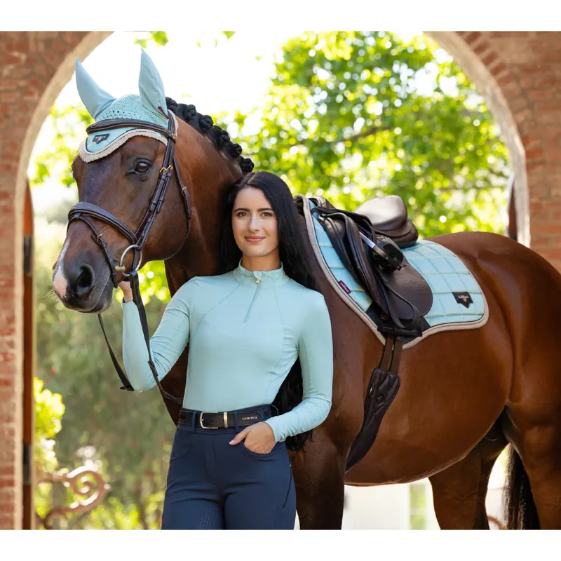 LeMieux Loire Classic Close Contact Square - Aqua-4