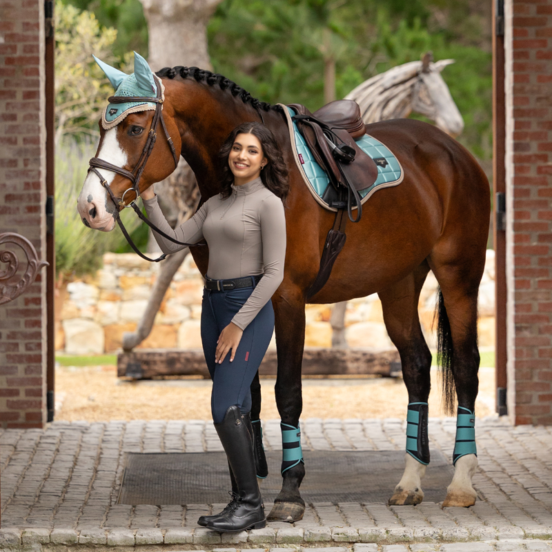 LeMieux Loire Classic Close Contact Square - Aqua-6