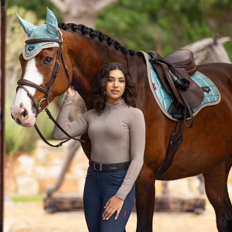 LeMieux Loire Classic Close Contact Square - Aqua-5